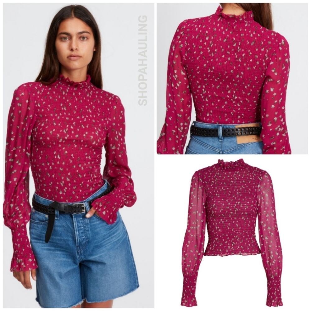 rag & bone floral top